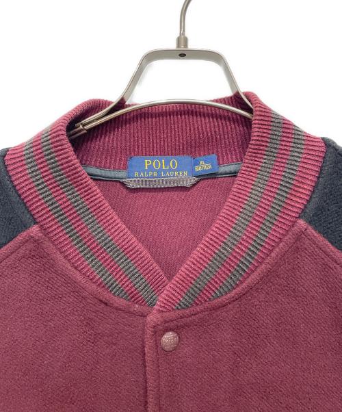 POLO RALPH LAUREN（ポロ・ラルフローレン）POLO RALPH LAUREN (ポロ・ラルフローレン) スタジャン ブラック×レッド サイズ:XLの古着・服飾アイテム