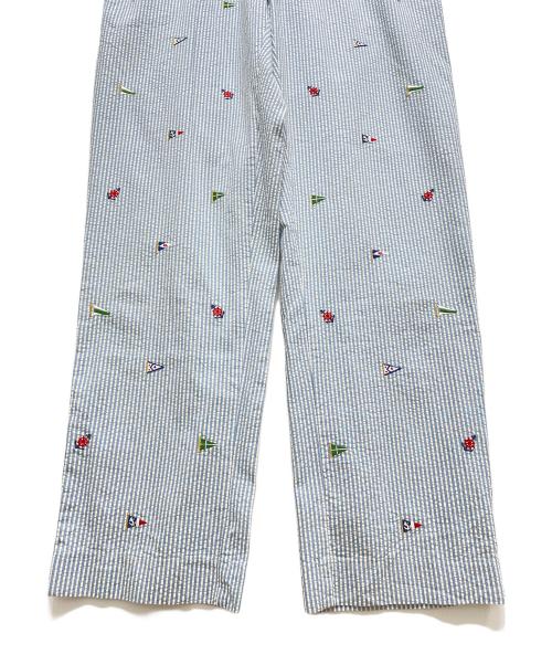 POLO RALPH LAUREN（ポロ・ラルフローレン）POLO RALPH LAUREN (ポロ・ラルフローレン) ストライプパンツ ブルー サイズ:Mの古着・服飾アイテム