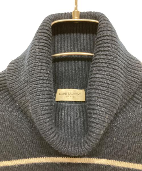 Saint Laurent Paris（サンローランパリ）Saint Laurent Paris (サンローランパリ) ニット ネイビー サイズ:XSの古着・服飾アイテム