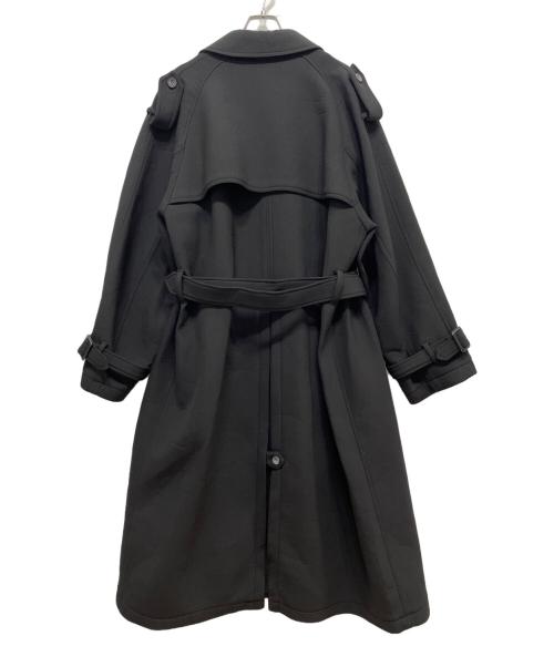 MAISON SPECIAL（メゾンスペシャル）MAISON SPECIAL (メゾンスペシャル) ストレッチポリウールボンディングトレンチコート ブラック サイズ:02の古着・服飾アイテム