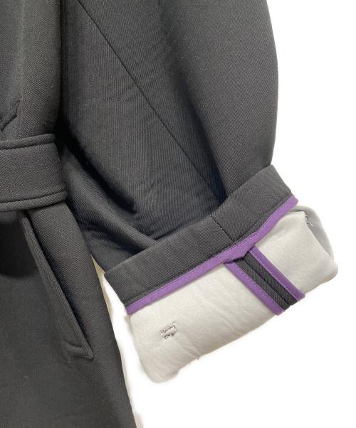 MAISON SPECIAL（メゾンスペシャル）MAISON SPECIAL (メゾンスペシャル) ストレッチポリウールボンディングトレンチコート ブラック サイズ:02の古着・服飾アイテム