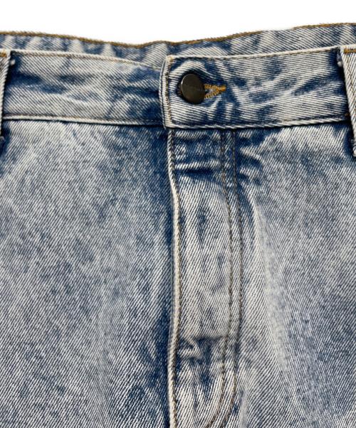 Palm Angels（パーム エンジェルス）Palm Angels (パーム エンジェルス) CURVED LOGO BACK Jeans インディゴ サイズ:32の古着・服飾アイテム