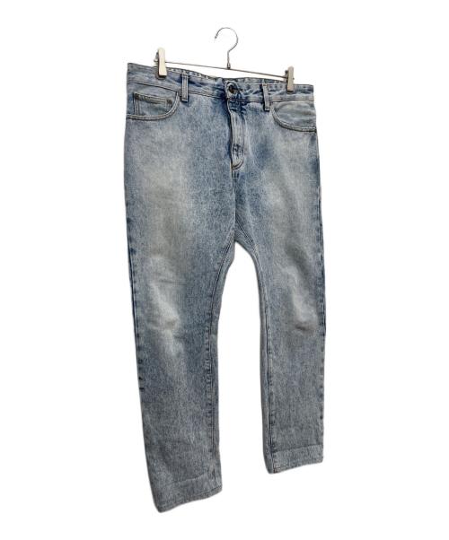 Palm Angels（パーム エンジェルス）Palm Angels (パーム エンジェルス) CURVED LOGO BACK Jeans インディゴ サイズ:32の古着・服飾アイテム