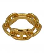 HERMESエルメス）の古着「スカーフリング」｜ゴールド