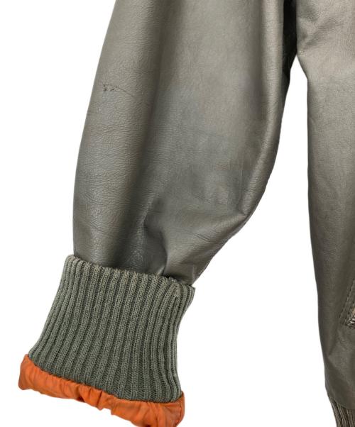 -（-）- (-) パイロットジャケット グレー サイズ:50の古着・服飾アイテム