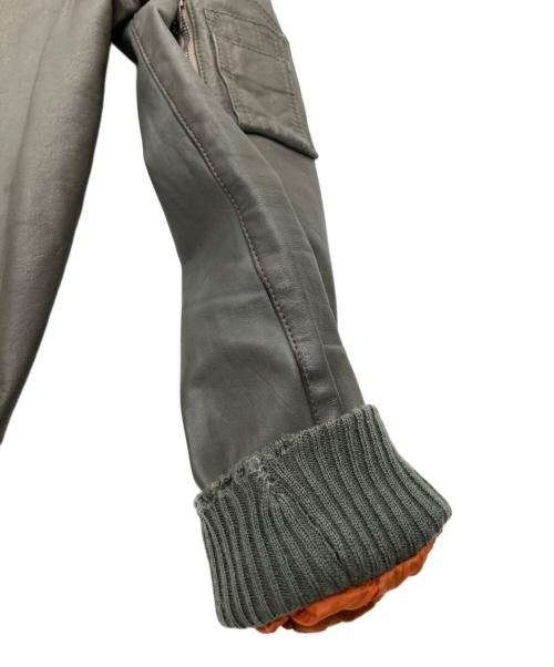 -（-）- (-) パイロットジャケット グレー サイズ:50の古着・服飾アイテム