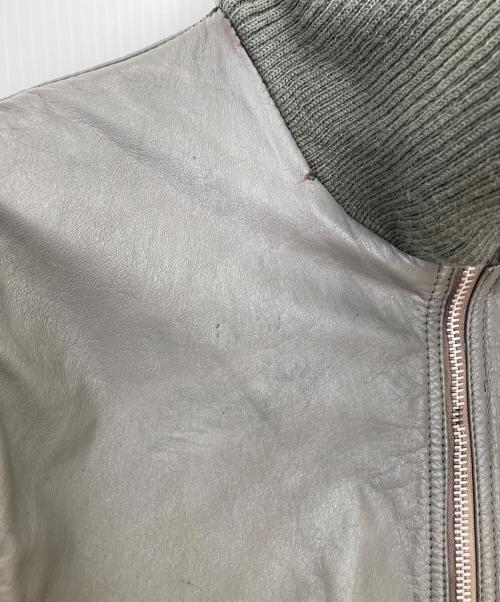 -（-）- (-) パイロットジャケット グレー サイズ:50の古着・服飾アイテム