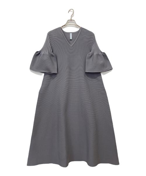 CFCL（シーエフシーエル）CFCL (シーエフシーエル) POTTERY SHORT BELL SLEEVE FLARE DRESS オリーブ サイズ:１の古着・服飾アイテム