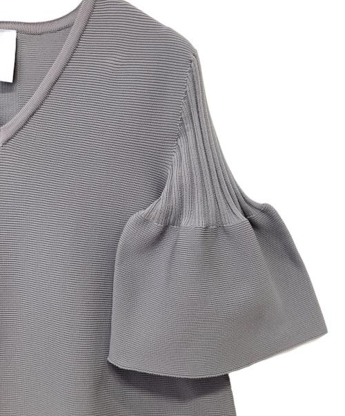 CFCL（シーエフシーエル）CFCL (シーエフシーエル) POTTERY SHORT BELL SLEEVE FLARE DRESS オリーブ サイズ:１の古着・服飾アイテム