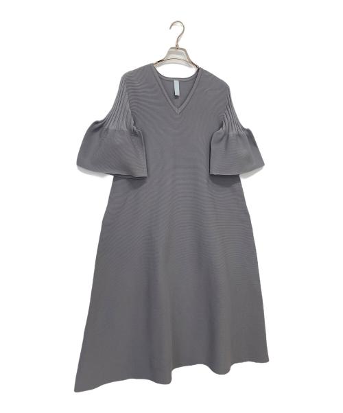 CFCL（シーエフシーエル）CFCL (シーエフシーエル) POTTERY SHORT BELL SLEEVE FLARE DRESS オリーブ サイズ:１の古着・服飾アイテム