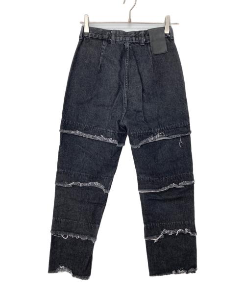 LIVINGTONE（リヴィントーン）LIVINGTONE (リヴィントーン) デニムパンツ ブラック サイズ:36の古着・服飾アイテム