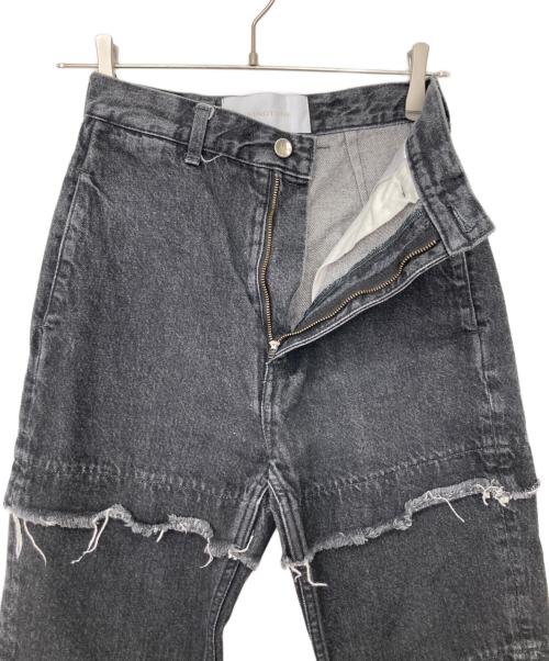 LIVINGTONE（リヴィントーン）LIVINGTONE (リヴィントーン) デニムパンツ ブラック サイズ:36の古着・服飾アイテム