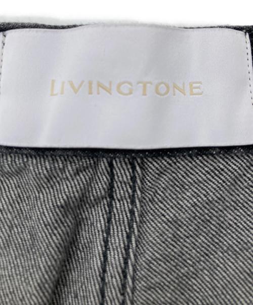 LIVINGTONE（リヴィントーン）LIVINGTONE (リヴィントーン) デニムパンツ ブラック サイズ:36の古着・服飾アイテム