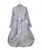 HYKEハイク）の古着「シャツワンピース」｜スカイブルー