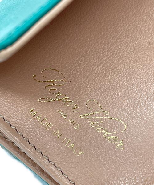 Roger Vivier（ロジェ ヴィヴィエ）Roger Vivier (ロジェ ヴィヴィエ) チェーンウォレット グリーン×ゴールド(色)の古着・服飾アイテム