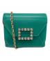Roger Vivier（ロジェ ヴィヴィエ）の古着「チェーンウォレット」｜グリーン×ゴールド(色)