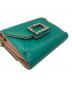 中古・古着 Roger Vivier (ロジェ ヴィヴィエ) チェーンウォレット グリーン×ゴールド(色)：27000円