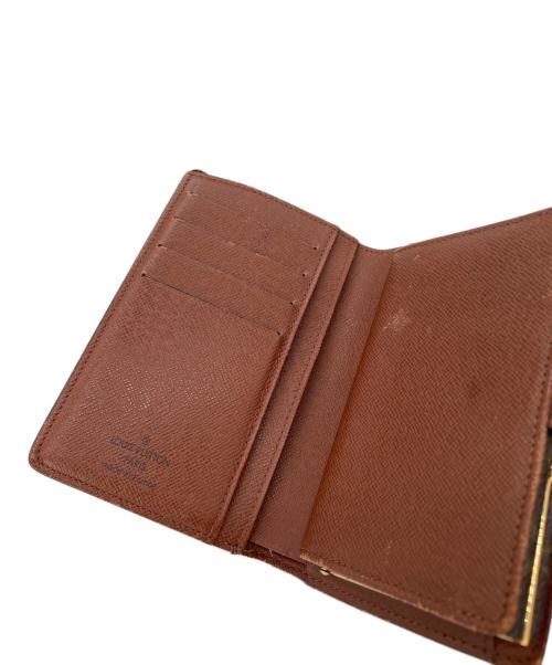 LOUIS VUITTON（ルイ ヴィトン）LOUIS VUITTON (ルイ ヴィトン) がま口財布 ブラウンの古着・服飾アイテム