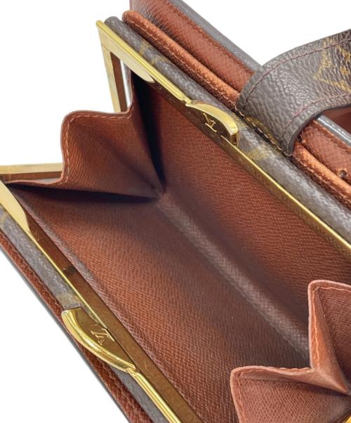 LOUIS VUITTON（ルイ ヴィトン）LOUIS VUITTON (ルイ ヴィトン) がま口財布 ブラウンの古着・服飾アイテム