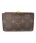 LOUIS VUITTON (ルイ ヴィトン) がま口財布 ブラウン：10000円