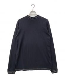 Acne studios（アクネ ストゥディオス）の古着「リブロゴカットソー」｜ブラック