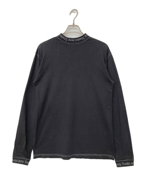 Acne studios（アクネ ストゥディオス）Acne studios (アクネ ストゥディオス) リブロゴカットソー ブラック サイズ:XXSの古着・服飾アイテム