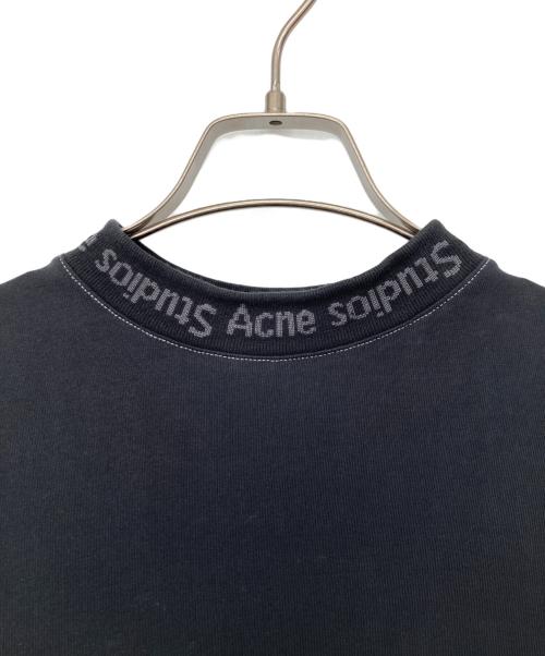 Acne studios（アクネ ストゥディオス）Acne studios (アクネ ストゥディオス) リブロゴカットソー ブラック サイズ:XXSの古着・服飾アイテム