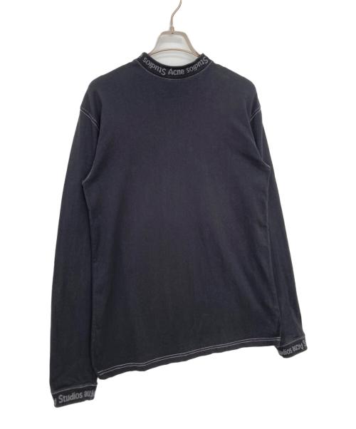 Acne studios（アクネ ストゥディオス）Acne studios (アクネ ストゥディオス) リブロゴカットソー ブラック サイズ:XXSの古着・服飾アイテム