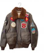 AVIREXアヴィレックス）の古着「TOPGUN MODEL G-1ジャケット」｜ブラウン