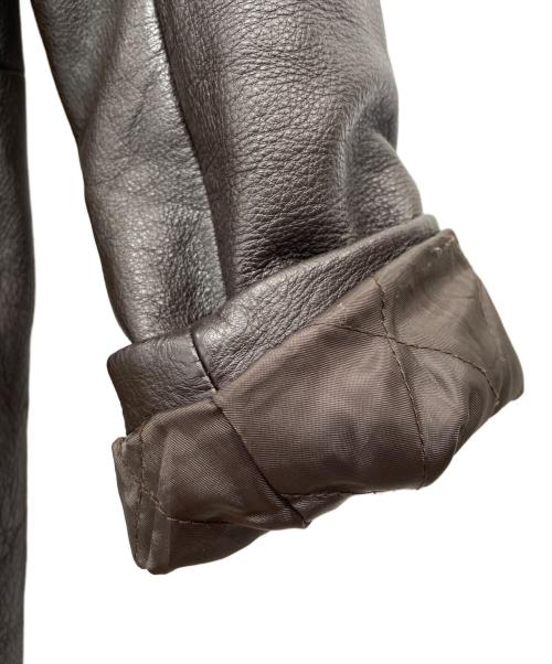 Eddie Bauer（エディーバウアー）Eddie Bauer (エディーバウアー) レザージャケット ブラウン サイズ:Ｍの古着・服飾アイテム