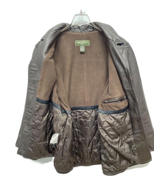 Eddie Bauer（エディーバウアー）Eddie Bauer (エディーバウアー) レザージャケット ブラウン サイズ:Ｍの古着・服飾アイテム
