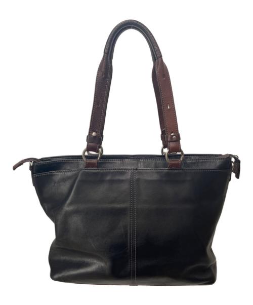 FUJITAKA（フジタカ）FUJITAKA (フジタカ) トートバッグ ブラック×ブラウンの古着・服飾アイテム