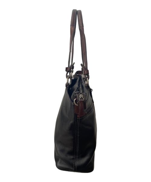 FUJITAKA（フジタカ）FUJITAKA (フジタカ) トートバッグ ブラック×ブラウンの古着・服飾アイテム