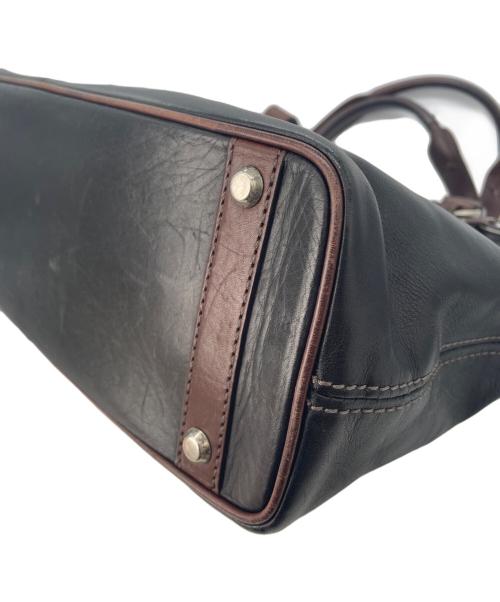 FUJITAKA（フジタカ）FUJITAKA (フジタカ) トートバッグ ブラック×ブラウンの古着・服飾アイテム