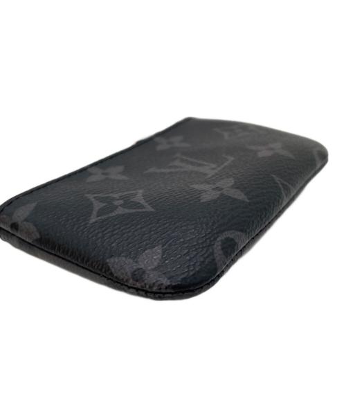 LOUIS VUITTON（ルイ ヴィトン）LOUIS VUITTON (ルイ ヴィトン) カードキーケース　ポシェットクレ ブラック×グレーの古着・服飾アイテム