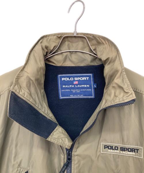 POLO SPORT（ポロスポーツ）POLO SPORT (ポロスポーツ) ナイロンジャケット カーキ サイズ:Ⅼの古着・服飾アイテム
