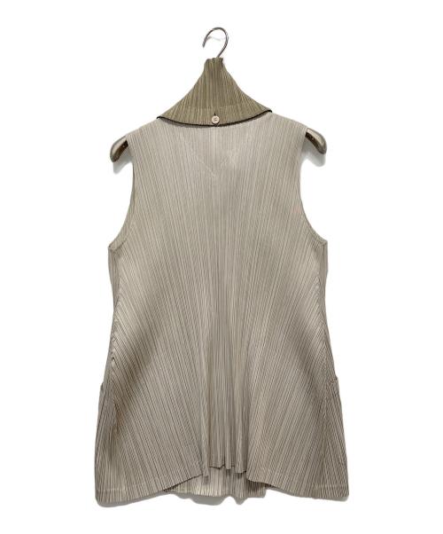 PLEATS PLEASE（プリーツプリーズ）PLEATS PLEASE (プリーツプリーズ) 変形ベスト グレー サイズ:4の古着・服飾アイテム