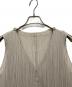 中古・古着 PLEATS PLEASE (プリーツプリーズ) 変形ベスト グレー サイズ:4：15000円