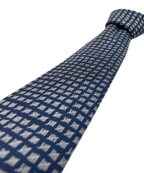 HERMES（エルメス）HERMES (エルメス) ネクタイ ネイビー サイズ:-の古着・服飾アイテム