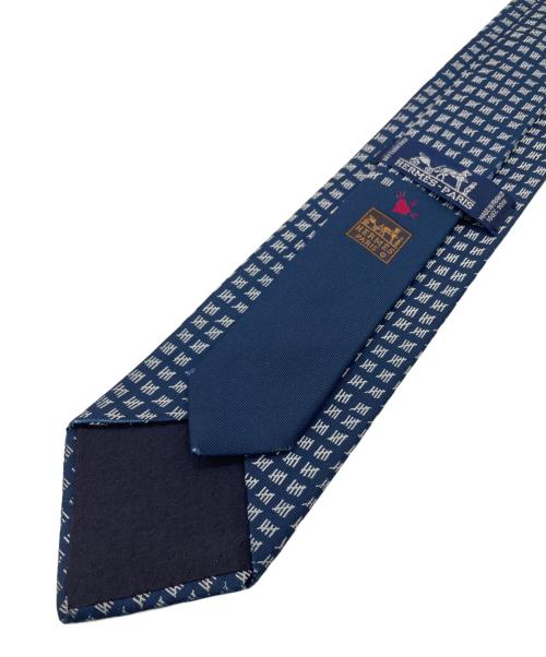 HERMES（エルメス）HERMES (エルメス) ネクタイ ネイビー サイズ:-の古着・服飾アイテム