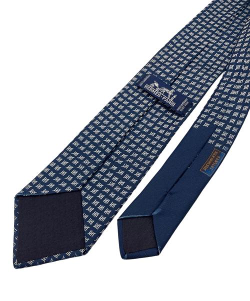 HERMES（エルメス）HERMES (エルメス) ネクタイ ネイビー サイズ:-の古着・服飾アイテム