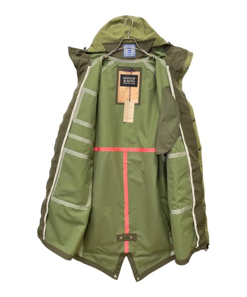 SCOTCH & SODA（スコッチアンドソーダ）SCOTCH & SODA (スコッチアンドソーダ) フーデッドコート カーキ サイズ:Ⅼの古着・服飾アイテム