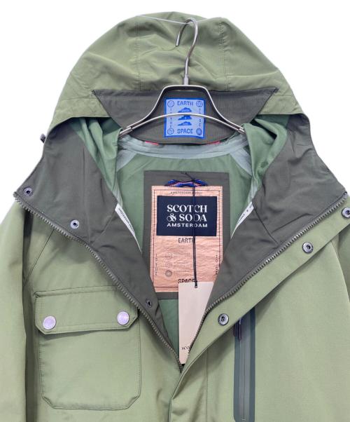 SCOTCH & SODA（スコッチアンドソーダ）SCOTCH & SODA (スコッチアンドソーダ) フーデッドコート カーキ サイズ:Ⅼの古着・服飾アイテム