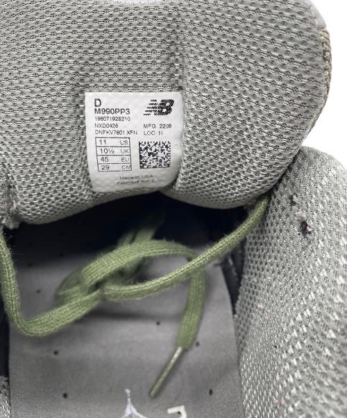 NEW BALANCE×Patta（ニューバランス×パタ）NEW BALANCE×patta (ニューバランス×パタ) スニーカー オリーブ×グレー サイズ:29の古着・服飾アイテム