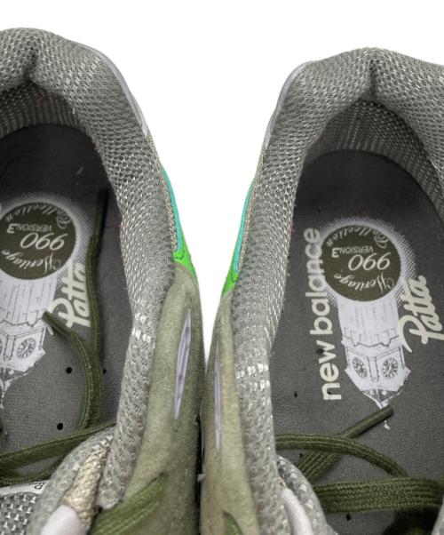 NEW BALANCE×Patta（ニューバランス×パタ）NEW BALANCE×patta (ニューバランス×パタ) スニーカー オリーブ×グレー サイズ:29の古着・服飾アイテム