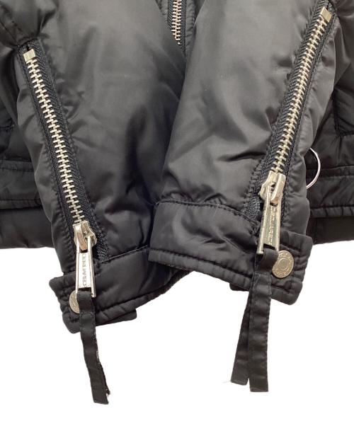 DSQUARED2（ディースクエアード）DSQUARED2 (ディースクエアード) ナイロンダウンジャケット ブラック サイズ:Lの古着・服飾アイテム