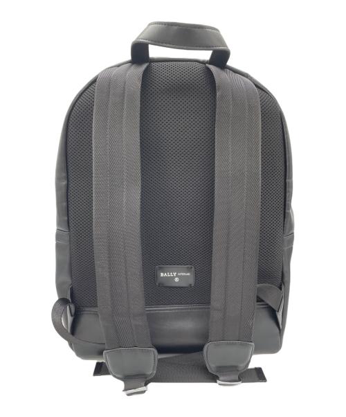 BALLY（バリー）BALLY (バリー) デイパックレザーリュック ブラック×レッドの古着・服飾アイテム