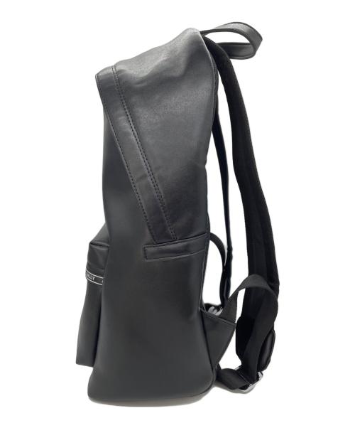 BALLY（バリー）BALLY (バリー) デイパックレザーリュック ブラック×レッドの古着・服飾アイテム