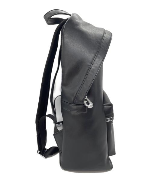 BALLY（バリー）BALLY (バリー) デイパックレザーリュック ブラック×レッドの古着・服飾アイテム