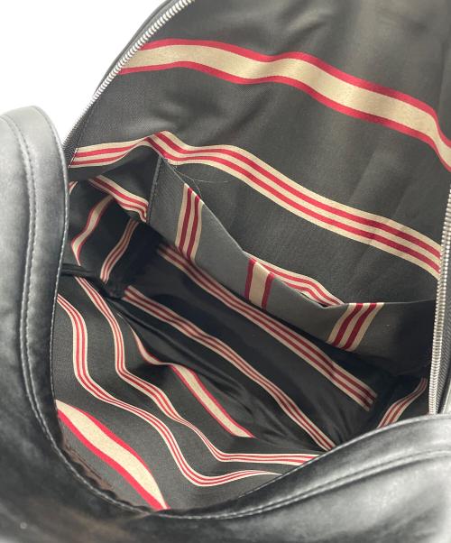 BALLY（バリー）BALLY (バリー) デイパックレザーリュック ブラック×レッドの古着・服飾アイテム